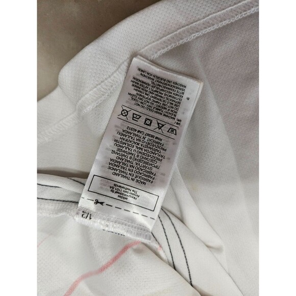 Adidas Unisex White Short Sleeve Crew Neck Soccer Shirt Jersey Size Small - Picture 9 of 9